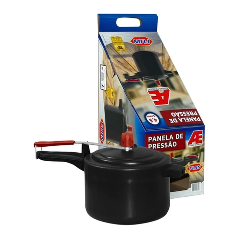 Panela de Pressão Antiaderente Flon